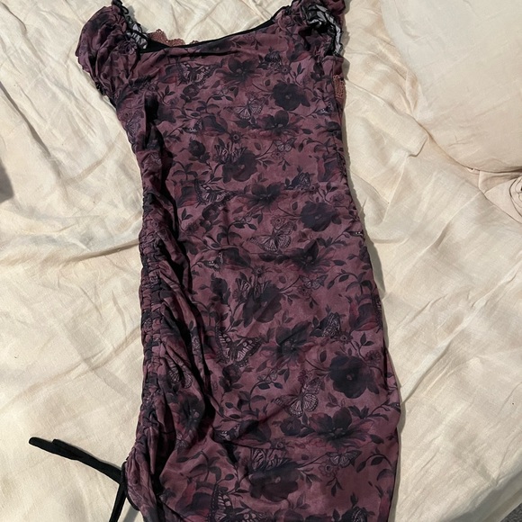 Floral Lace Trim Dress (worn once) - Picture 3 of 3